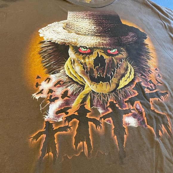 Halloween scary scarecrow T-shirt size 2XL. - Picture 3 of 6